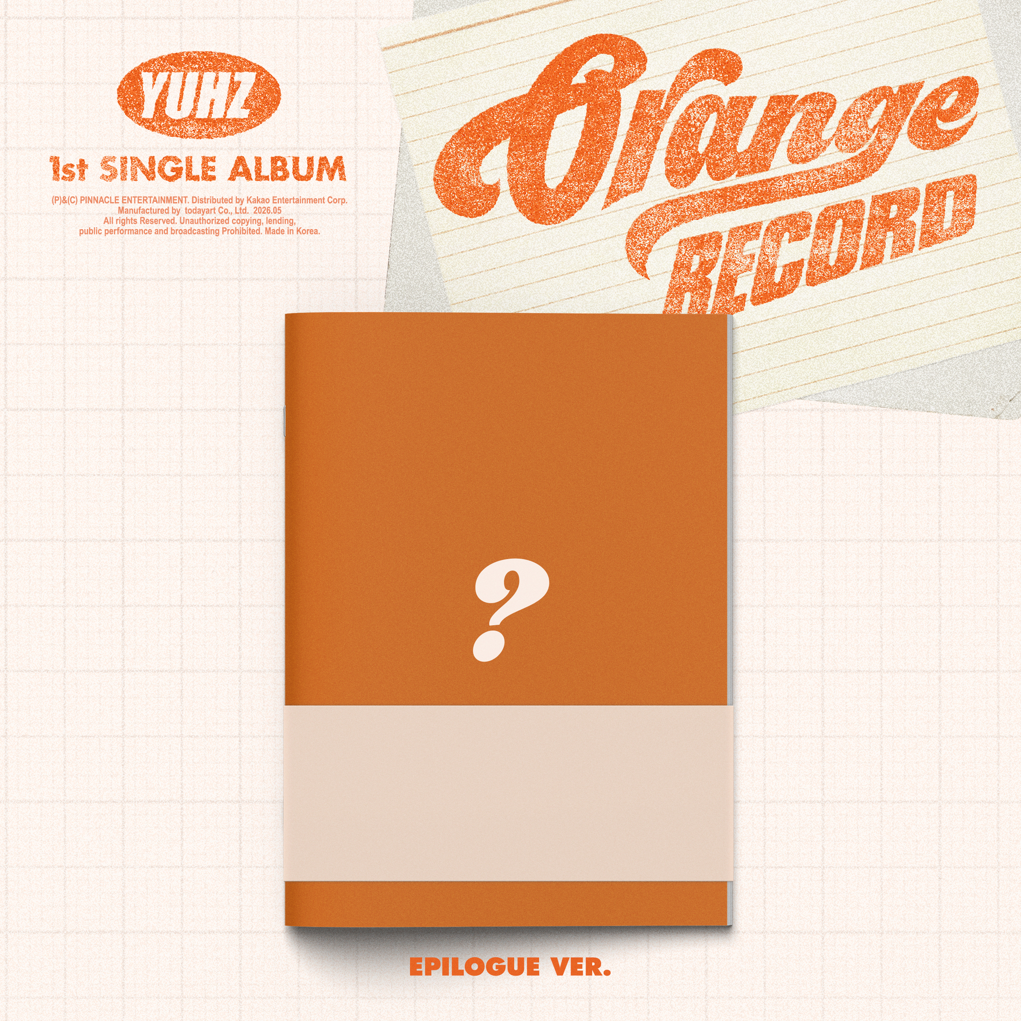 YUHZ】 1st Single Album [Orange Record] リリースイベント第二弾開催
