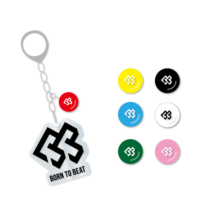 BTOB ガラガラ玉キーホルダー