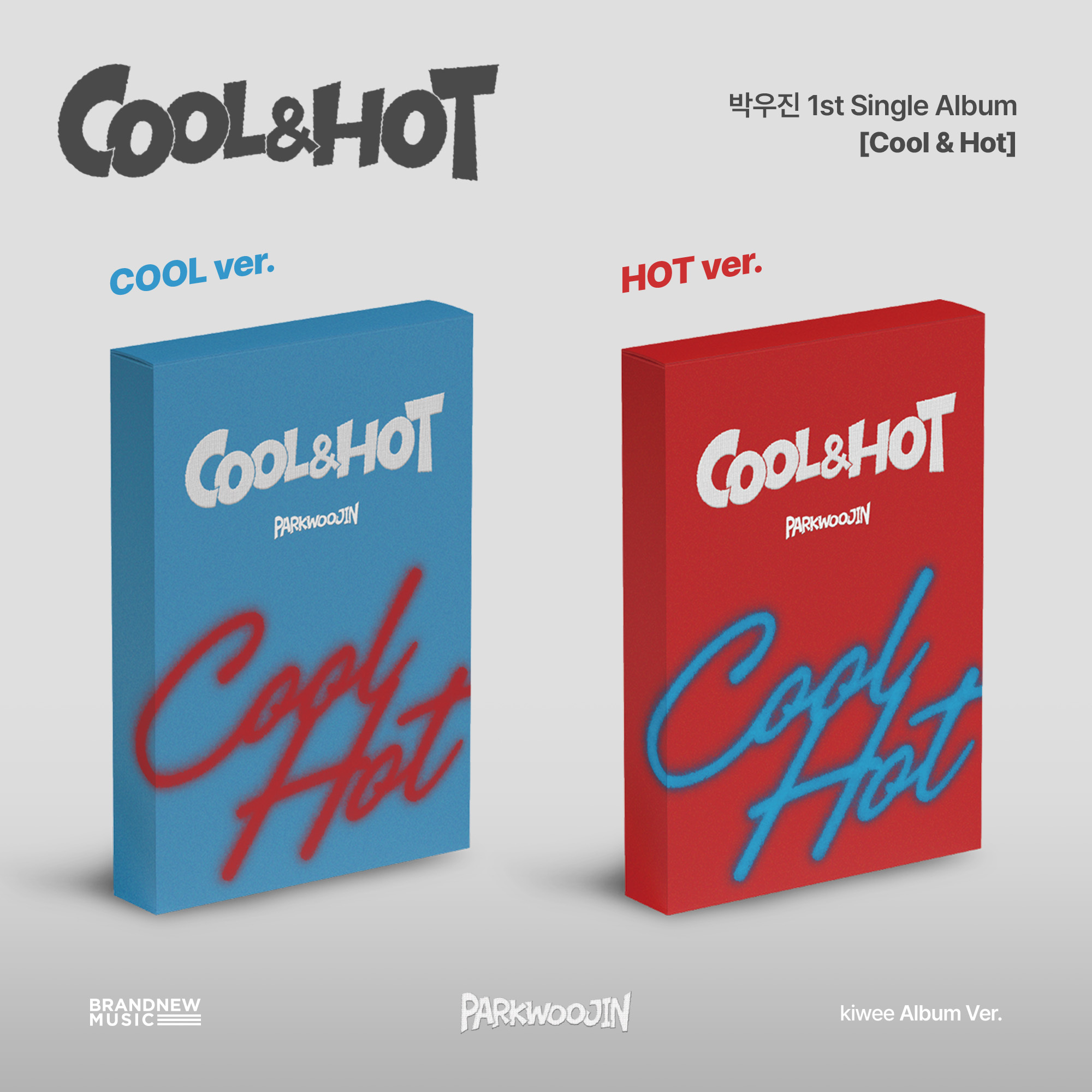 【特典会参加券付き】PARK WOO JIN(AB6IX) 1st Single Album [Cool & Hot]