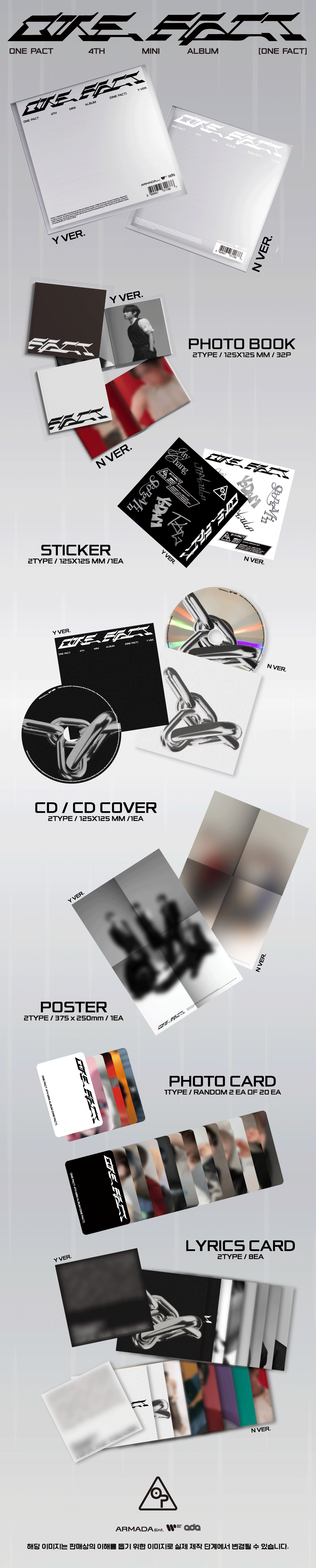 【ONE PACT】 4th Mini Album 「ONE FACT」