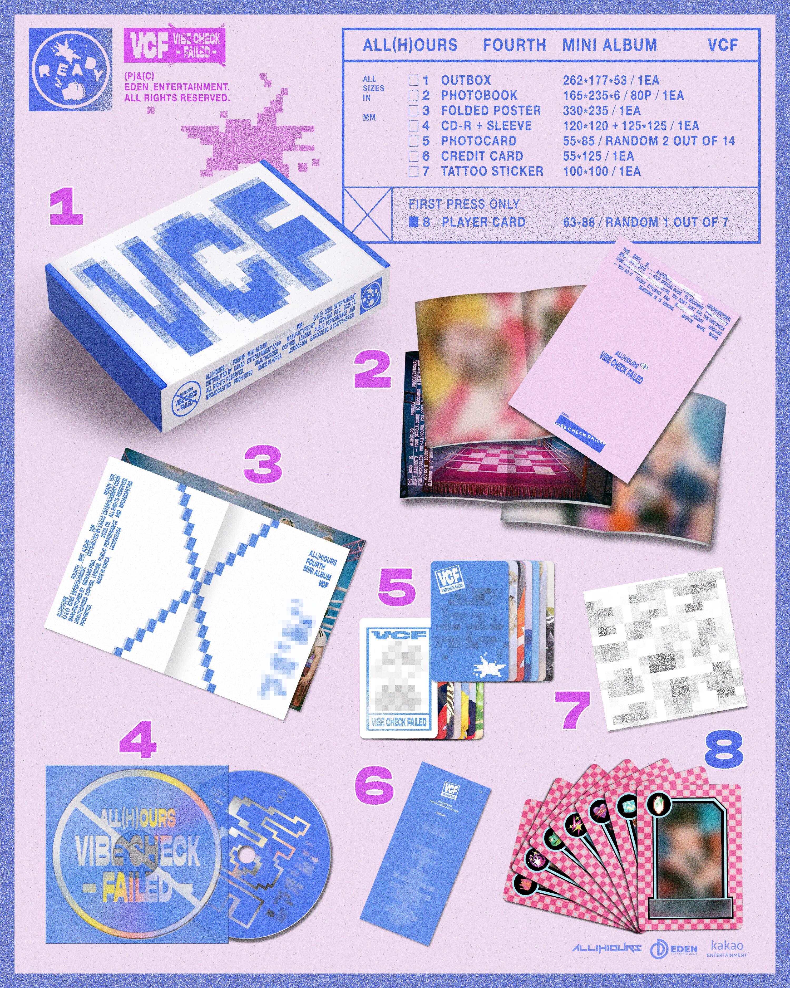 【事前販売限定トレカ付き】ALL(H)OURS FOURTH MINI ALBUM [VCF]