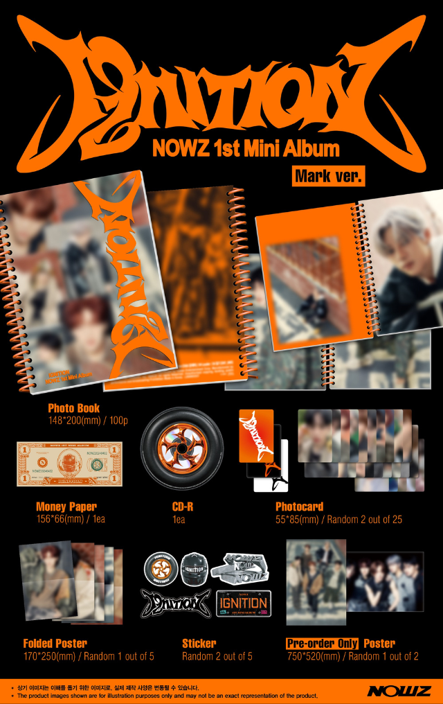 NOWZ】1st Mini Album [IGNITION] ビデオ通話チェキサイン会開催