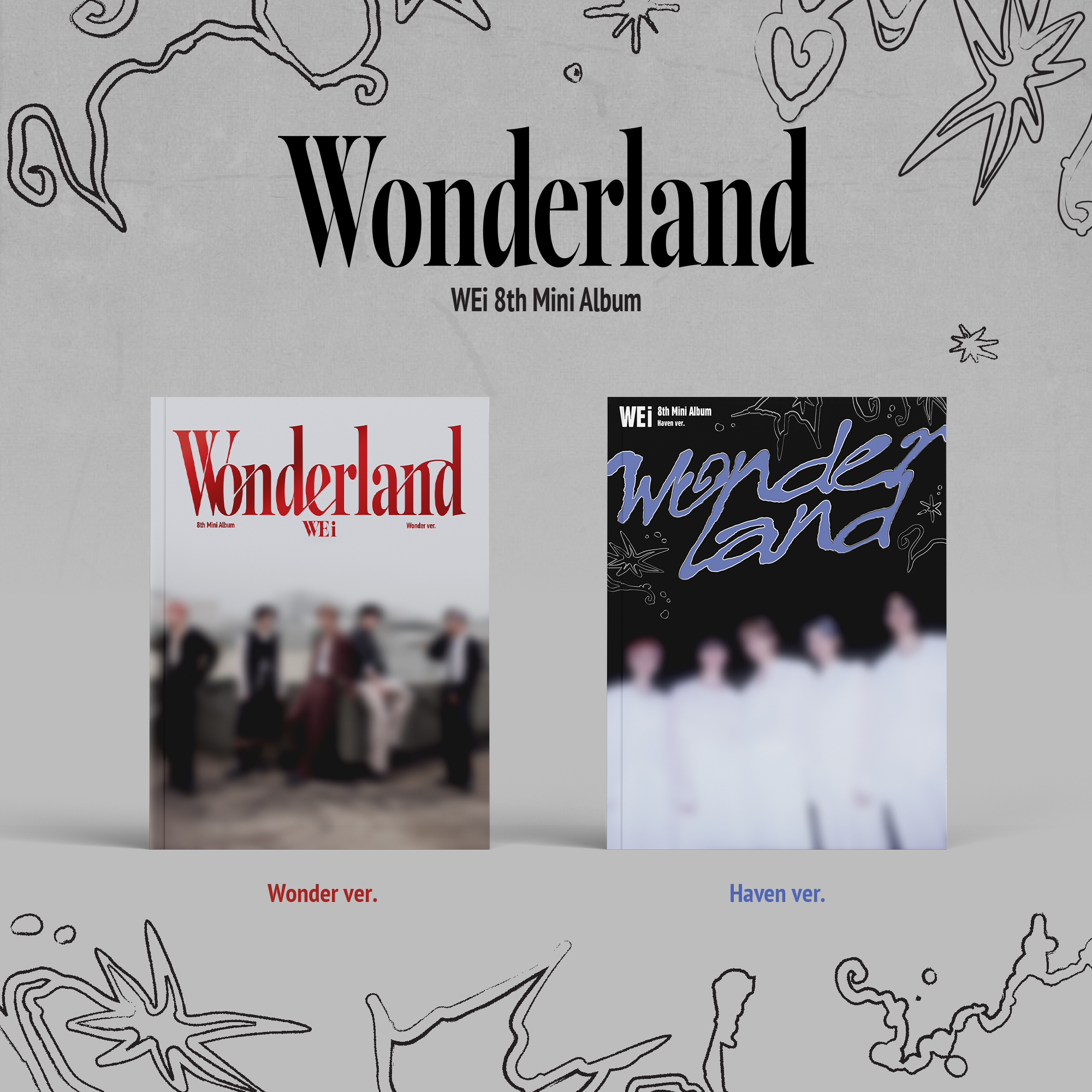 【特典会参加券対象商品】☆WEi 8th Mini Album [Wonderland] 
