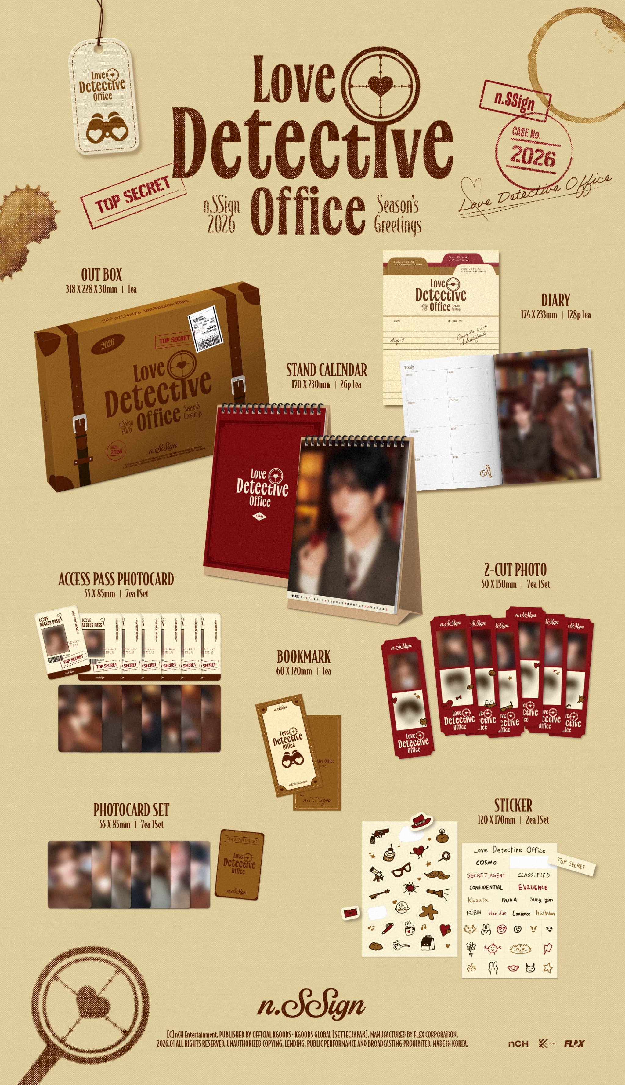 【n.SSign】2026 Season's Greetings [Love Detective Office] 特典会参加券対象商品
