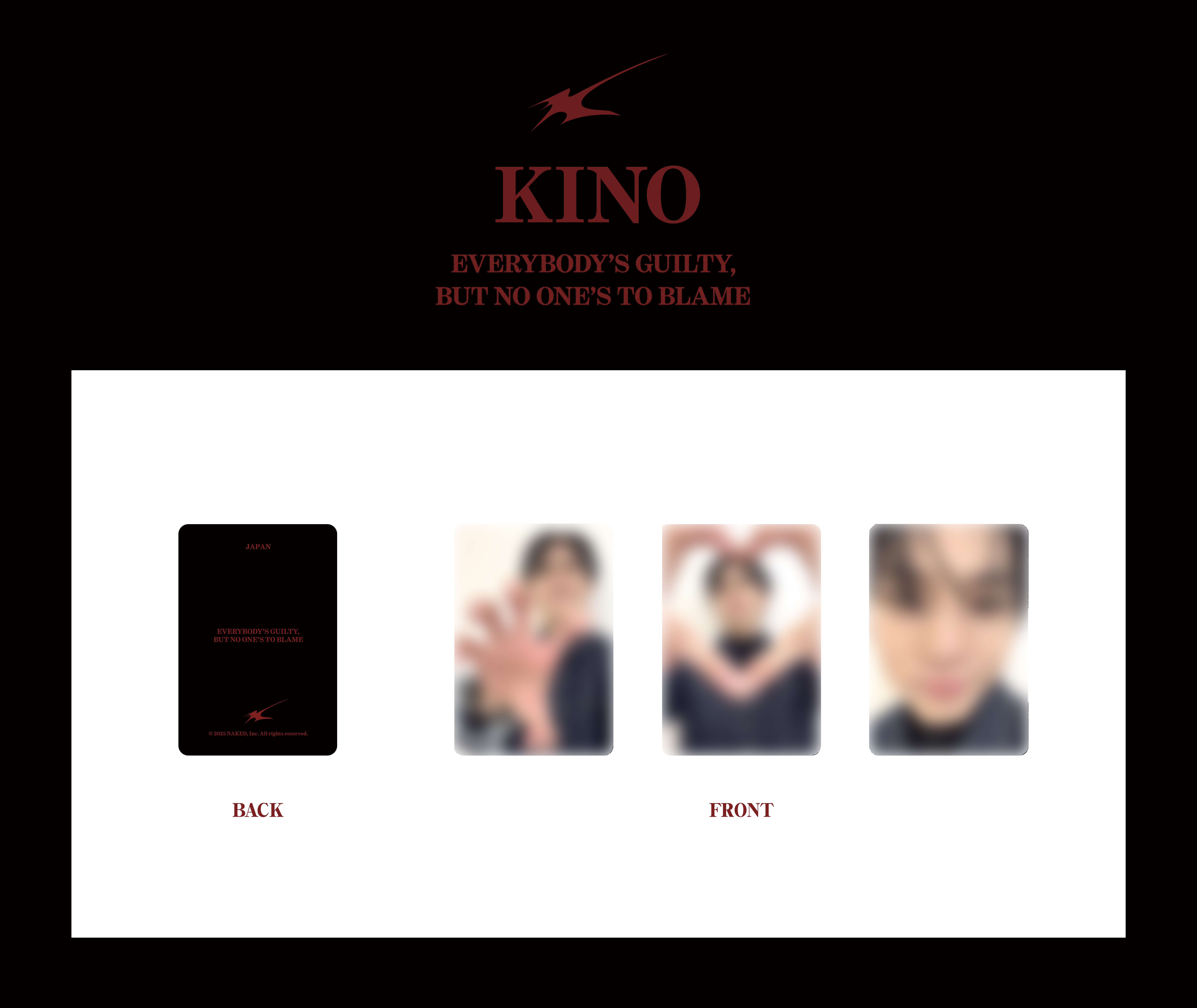 【KINO】特典会参加券対象商品