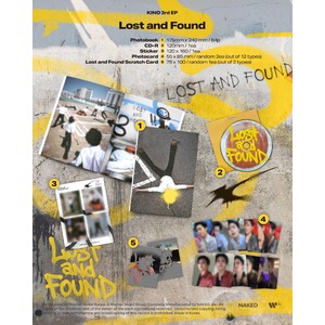 KINO 3rd EP[Lost and Found]【韓国式サイン会対象商品】