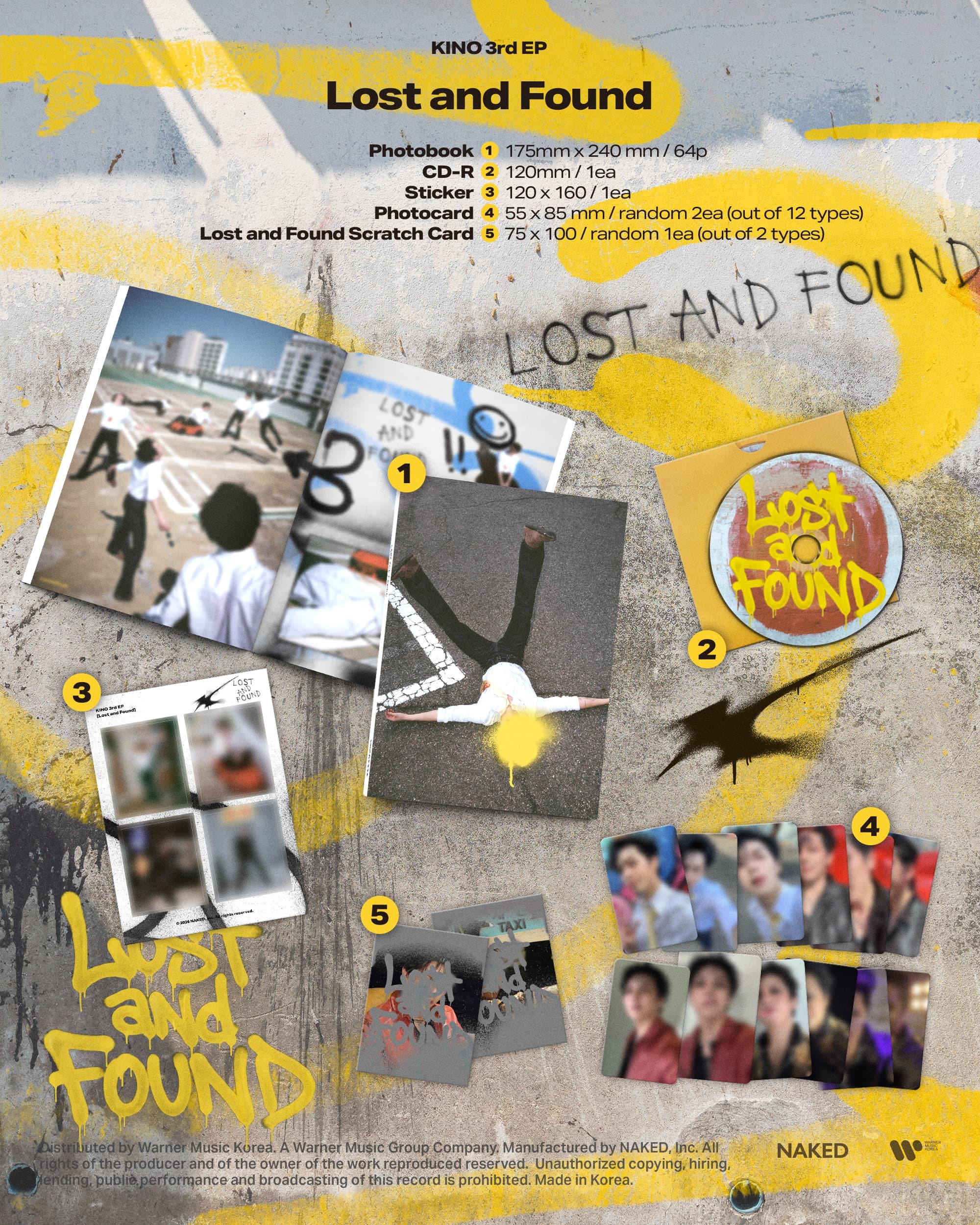 KINO 3rd EP[Lost and Found]【8月特典参加券対象商品】