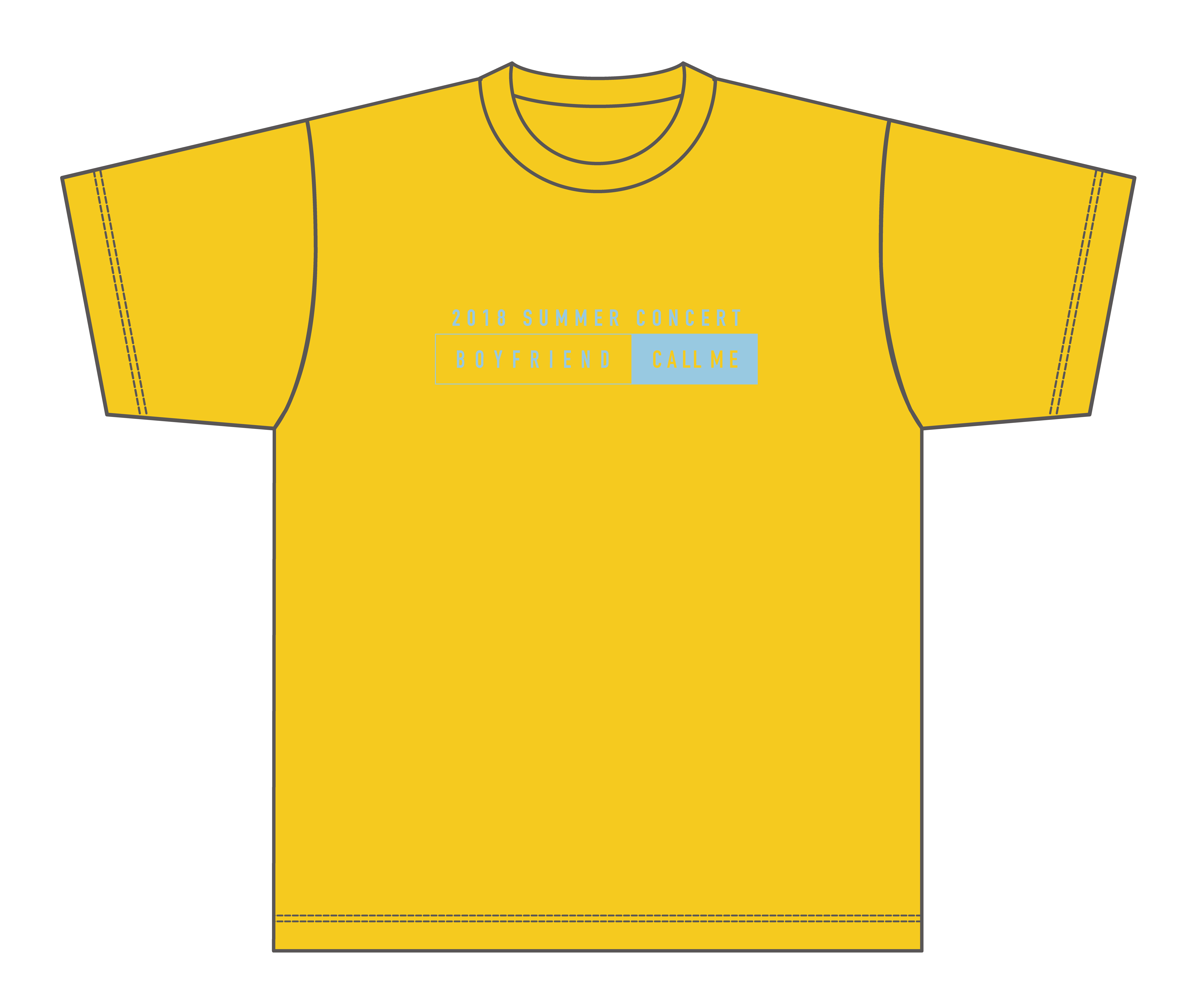 BOYFRIEND 2018 SUMMER CONCERT ~CALL ME~ Tシャツ(M、L、XL)
