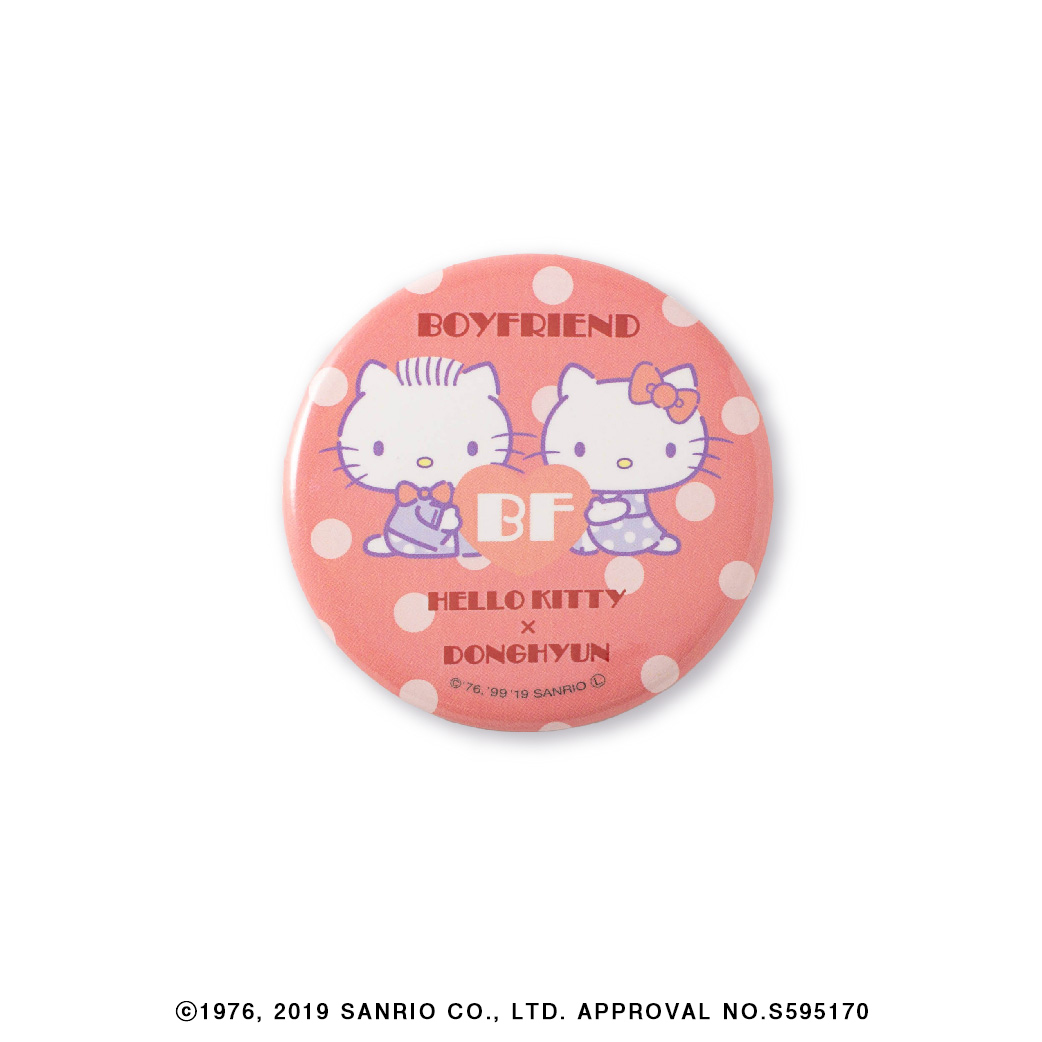 HELLO KITTY × BOYFRIEND コラボレーション 第1弾 缶バッチ(全6種/ランダム)